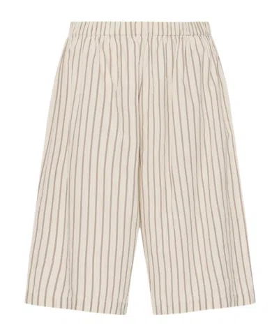 The Row Elastic Waist Casual Pants In Neutral