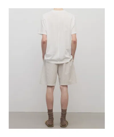 The Row Elastic Waist Casual Pants In Neutral