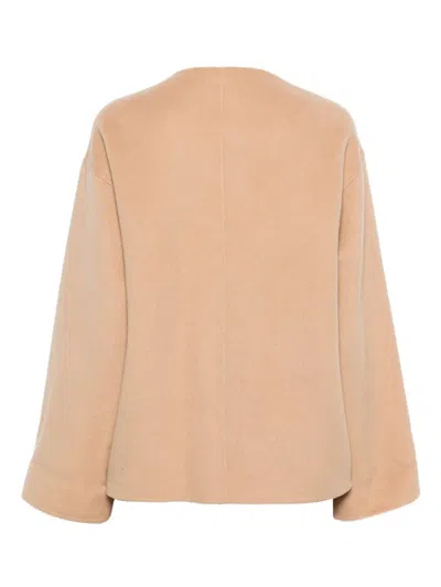 Seventy Patch-pocket Wool Coat In Brown