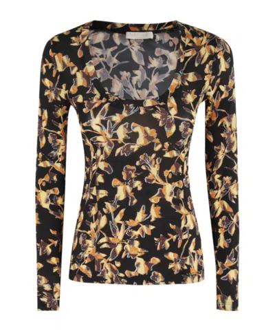 Ulla Johnson Aris Long Sleeve Knit Top In Black