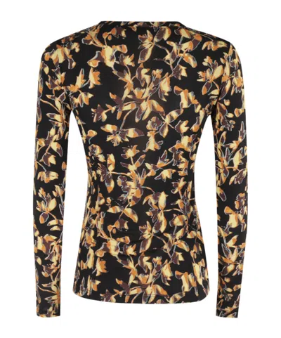 Ulla Johnson Aris Long Sleeve Knit Top In Black