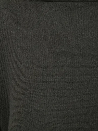 D Exterior D.exterior Cashmere Merinos High Neck Oversized Sweater In Gray