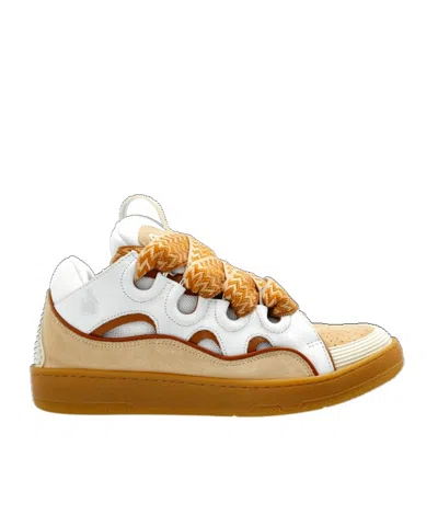Lanvin Chunky Sole Cut-out Sneakers In Multi