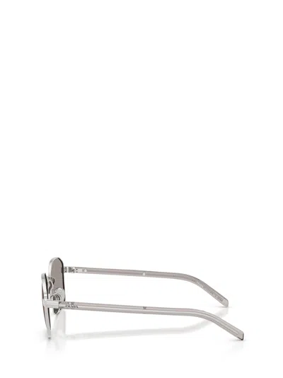 Prada Geometric-frame Sunglasses In Gray