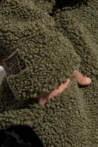 Misbhv Stand Collar Zipper Casual Jacket In Brown