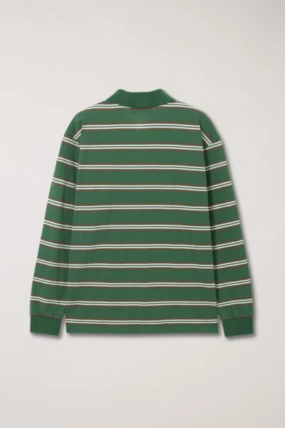 Dunst Unisex Multi Stripe T-shirt In Green