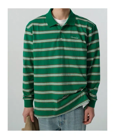 Dunst Unisex Multi Stripe T-shirt In Green