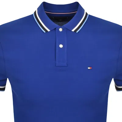 Tommy Hilfiger Polo T Shirt Wedge Blue In Blue
