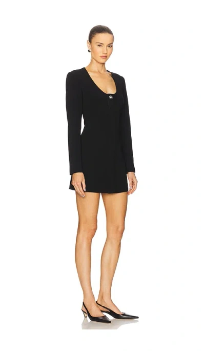 A.l.c . Elena Long Sleeve Minidress In Black