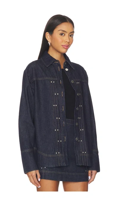 Aligne Fog Denim Shirt In Blue