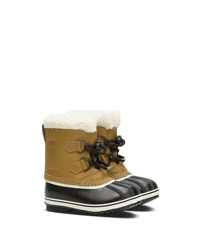 Sorel Kids' Yoot Pac Waterproof Snow Boot In Brown