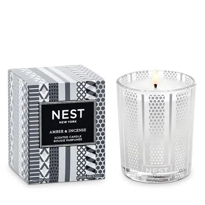 Nest New York Amber & Incense Votive Candle 2 Oz. In White