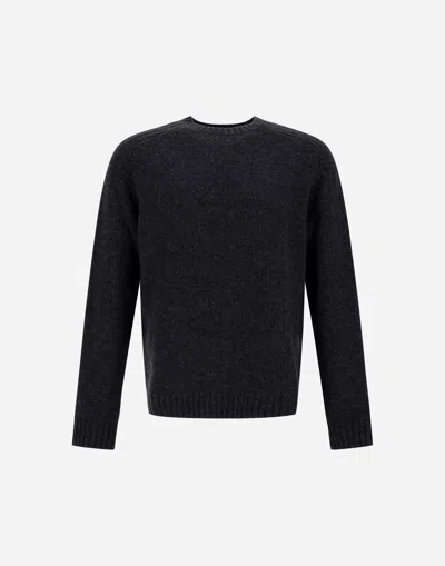 Herno Sweater In 100% Wool In Black