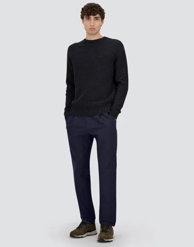 Herno Sweater In 100% Wool In Black