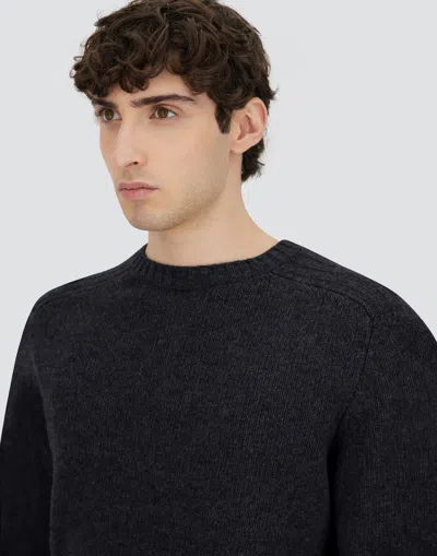 Herno Sweater In 100% Wool In Black