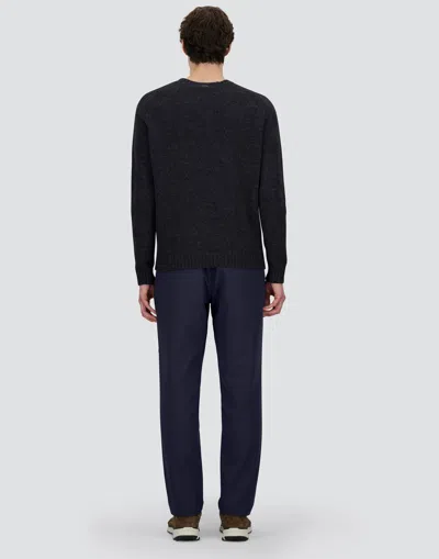 Herno Sweater In 100% Wool In Black
