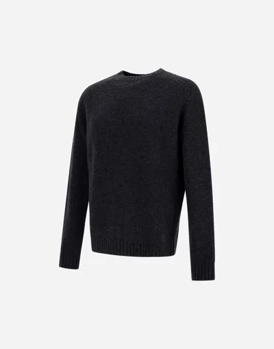 Herno Sweater In 100% Wool In Black