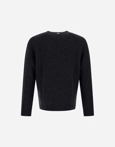 Herno Sweater In 100% Wool In Black