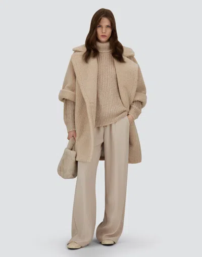 Herno Pants With Elasticized Waist Trousers Beige In Neutral