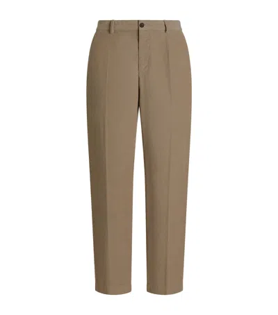 Dolce & Gabbana Trousers With Back Pockets And Belt Loops In Nude