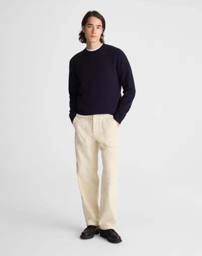 Madewell Crewneck Heritage Merino Wool Sweater In Blue