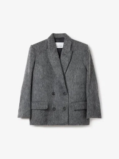 House Of Dagmar Db Brushed Jacket In Gray