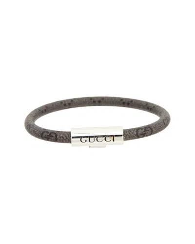 Gucci Silver Bracelet In Brown