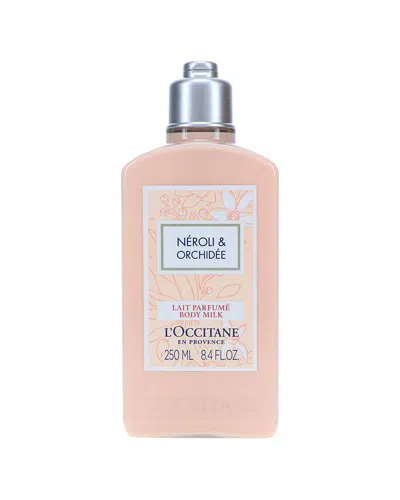 L'occitane 8.4oz Neroli Orchid Body Milk In Transparent