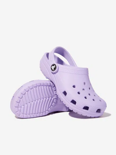 Crocs Kids' Classic Clogs In Purple
