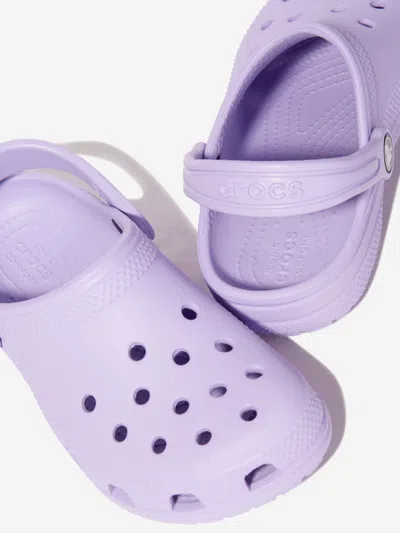 Crocs Kids' Classic Clogs In Purple