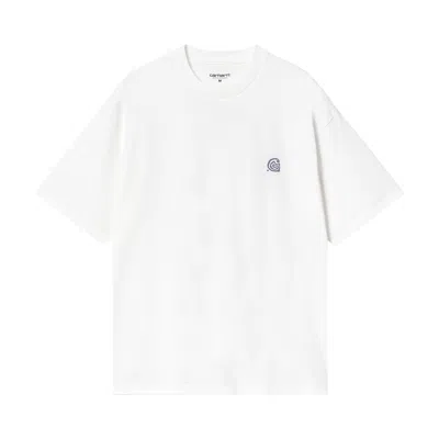 Pre-owned Carhartt Wip Short-sleeve Helix T-shirt 'white' | Men's Size Xl