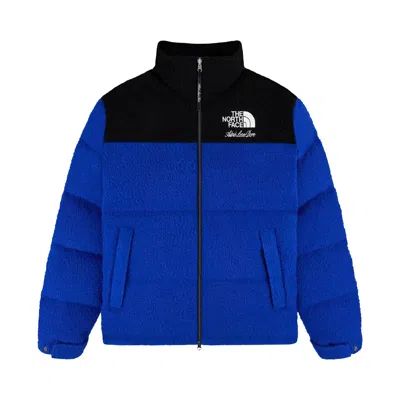 Pre-owned Aimé Leon Dore X The North Face Casentino Nuptse Jacket 'blue' | Men's Size Xl