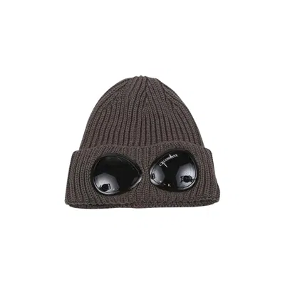 Pre-owned C.p. Company Knit Cap 'walnut' | Grey | Men's Size Onesize In Gray
