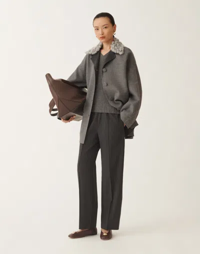 Fabiana Filippi - Woman Pants Grey It 42 In Gray