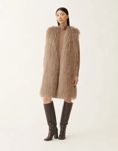 Fabiana Filippi - Woman Leather & Fur Brown It M In Brown