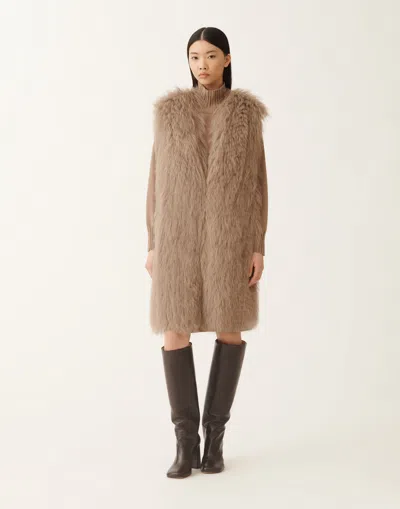 Fabiana Filippi - Woman Leather & Fur Brown It M In Brown