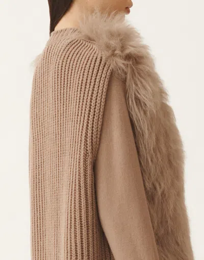 Fabiana Filippi - Woman Leather & Fur Brown It M In Brown