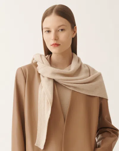 Fabiana Filippi - Woman Scarves & Stoles Beige It U In Sand