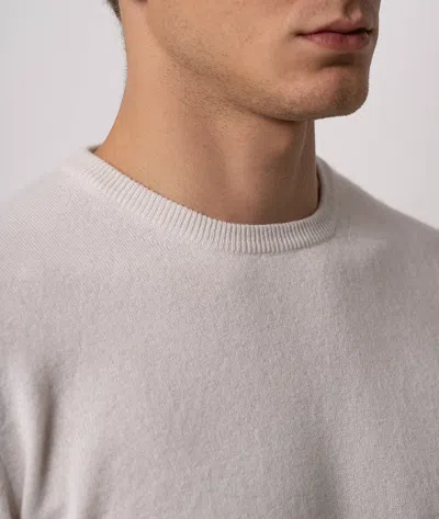Larusmiani Crewneck Sweater Aspen Sweater In White