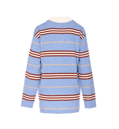 Guest In Residence Striped Rugby In Blue