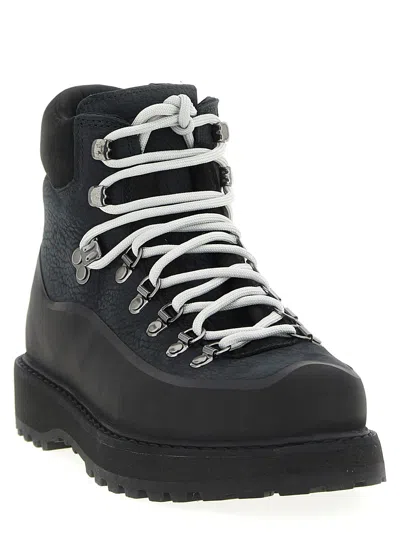 Diemme Roccia Vet Gomma Leather Boots In Black