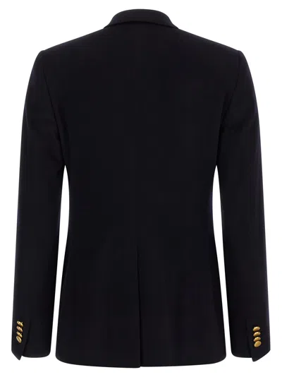 Tagliatore Double-breasted Tailored Blazer In Blue