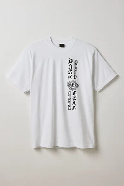 Dark Seas Trouble Maker Graphic Tee In White, Men's At Urban Outfitters In White
