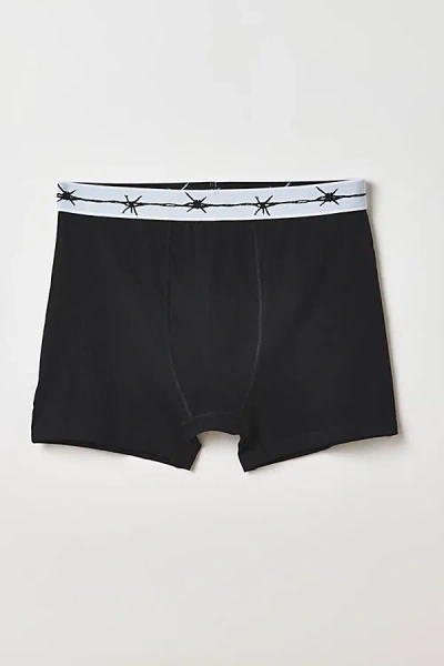 Urban Outfitters Barbed Wire Boxer Brief In Black, Men's At  In Black