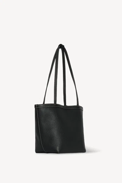 The Row Park Medium Topstitched Tote Bag In Pebbled Leather In Multi
