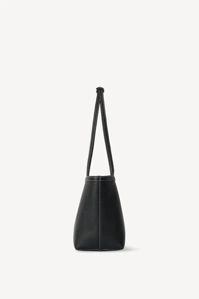 The Row Park Medium Topstitched Tote Bag In Pebbled Leather In Multi
