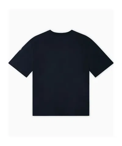 Moncler Crew Neck T-shirt In Blue