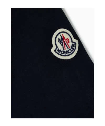 Moncler Crew Neck T-shirt In Blue