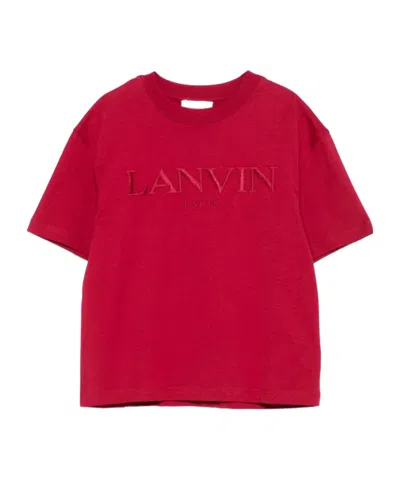 Lanvin Tee Shirt In Red