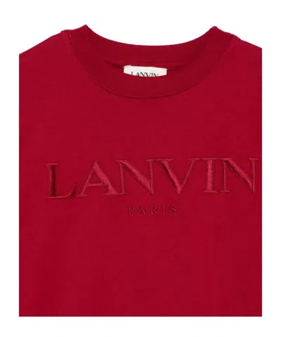 Lanvin Tee Shirt In Red